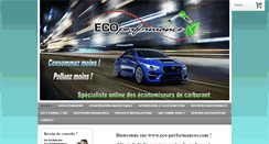 Desktop Screenshot of eco-performances.com